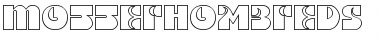 MotterHombreDS Outline Font