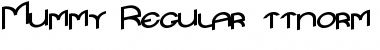 Mummy Regular Font