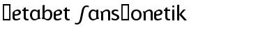 Betabet SansFonetik Regular Font