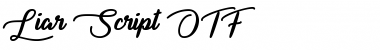 Liar Script Regular Font