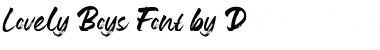 Download Lovely Boys Font