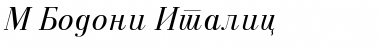 M_Bodoni Italic Font