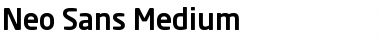 Neo Sans Medium Font