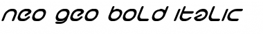 Download neo-geo bold italic Font