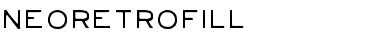 NeoRetroFill Regular Font