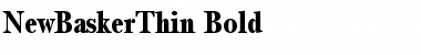 NewBaskerThin Bold Font