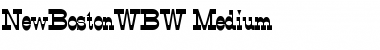 Download NewBostonWBW Font