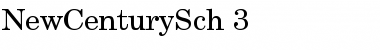 Download NewCenturySch 3 Font