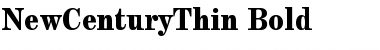 NewCenturyThin Bold Font