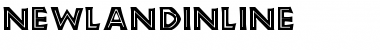 NewLandInline Medium Font