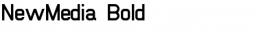 NewMedia Bold Font