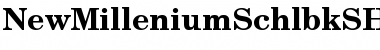 NewMilleniumSchlbkSH Bold Font