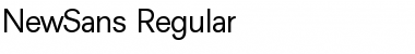 NewSans Regular Font