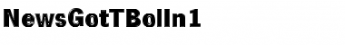 Download NewsGotTBolIn1 Font