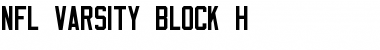 Download NFL Varsity Block H Font