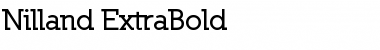 Download Nilland-ExtraBold Font