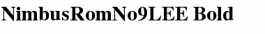 NimbusRomNo9LEE Bold Font