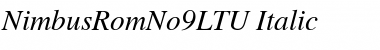 NimbusRomNo9LTU Italic Font