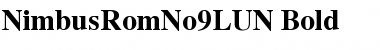 Download NimbusRomNo9LUN Font