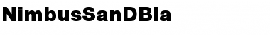NimbusSanDBla Regular Font