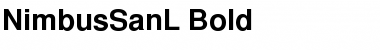 NimbusSanL Bold Font