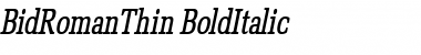 Download BidRomanThin Font