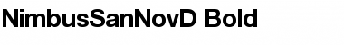 NimbusSanNovD Bold Font