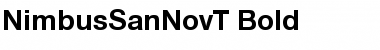 NimbusSanNovT Bold Font