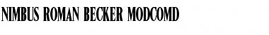 Download Nimbus Roman Becker ModComD Font