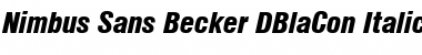 Download Nimbus Sans Becker DBlaCon Font
