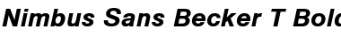 Download Nimbus Sans Becker T Font