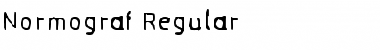 Normograf Regular Font