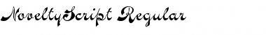 NoveltyScript Regular Font