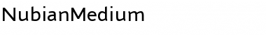 NubianMedium Regular Font