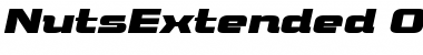 NutsExtended Oblique Font