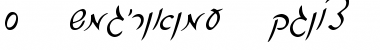 0-Handwriting Medium Font