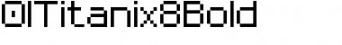 01Titanix8 Bold Font