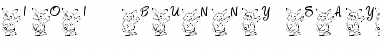 101! Bunny SayZ... Regular Font