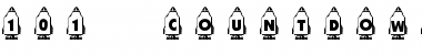 Download 101! Countdown ta Blast Off! Font