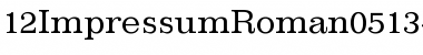 Download 12Impressum**Roman05134 Font