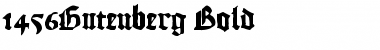 1456Gutenberg Bold Font