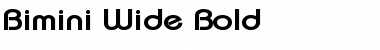 Bimini Wide Bold Font