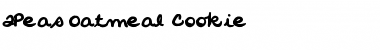 2Peas Oatmeal Cookie 2Peas Oatmeal Cookie Font