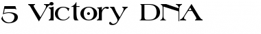 5 Victory DNA Regular Font