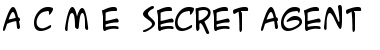 A.C.M.E. Secret Agent Regular Font