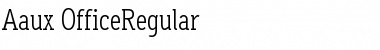 Aaux OfficeRegular Regular Font