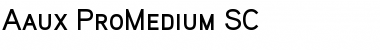 Aaux ProMedium SC Regular Font