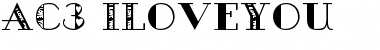 AC3-ILoveYou Regular Font