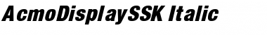 Download AcmoDisplaySSK Font