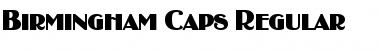Birmingham-Caps Regular Font